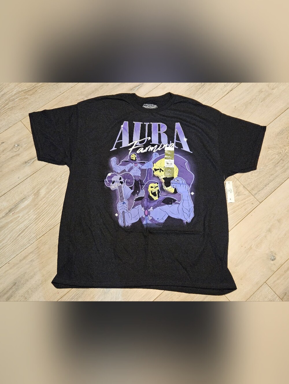 NWT Masters of the Universe Skeletor Aura Farming T-Shirt Men's Size XL Black